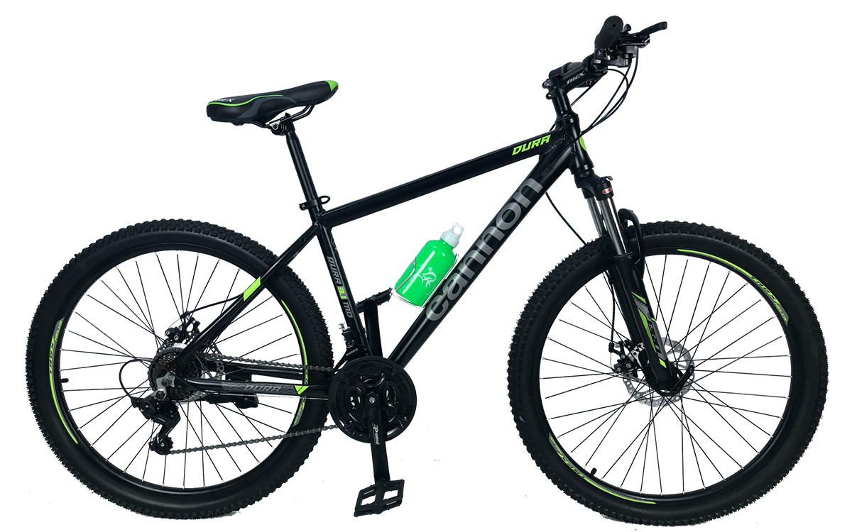 Фотография Велосипед Cannon DURA  26" 2021, размер М, серо-зеленый